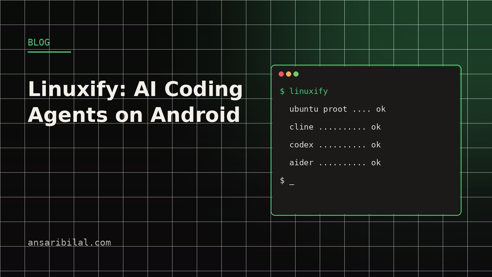 Linuxify Runs Real AI Coding Agents on Your Android Phone (No Root)
